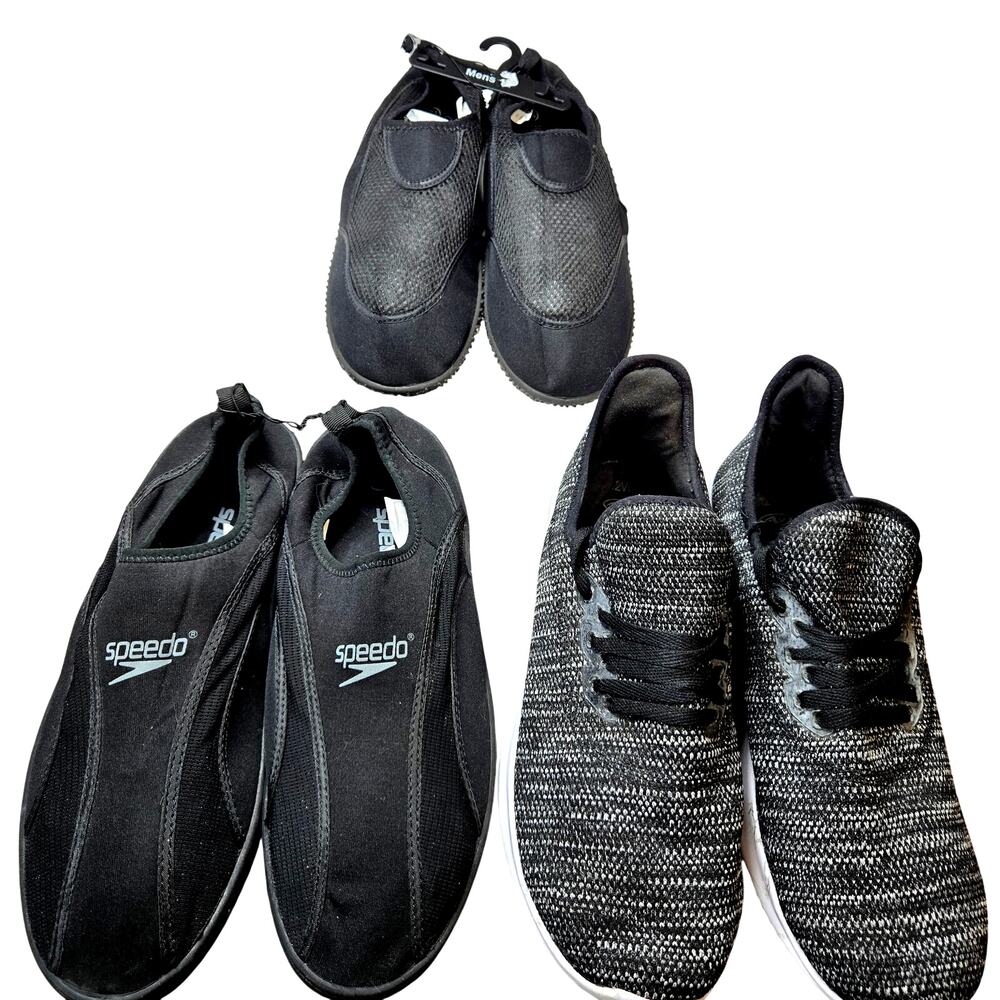 Speedo + More Size 13 Men's Water Deck Shoes 3 Piece Lot
